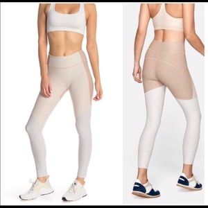 Outdoor voices oatmeal colored leggings